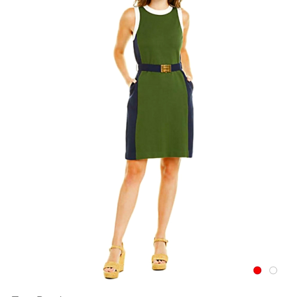 Tory Burch Color block Ponte dress NWT